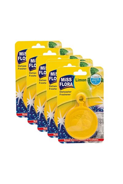 Miss Flora MissFlora Bulaşık Makinesi Parlatıcı Ferahlatıcı 5'li Paket Limon ...