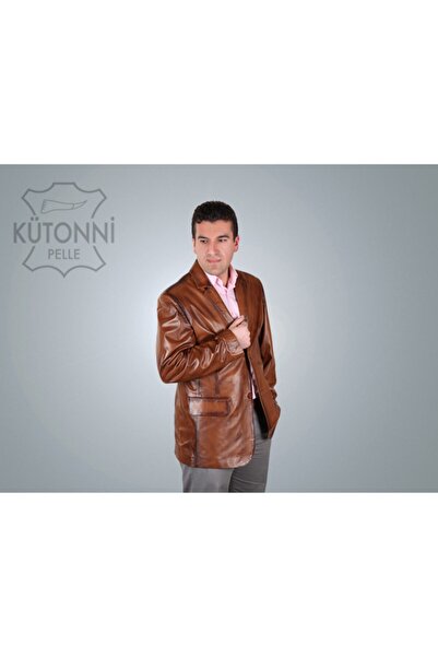 KÜTONNİ PELLE Erkek Deri Mont