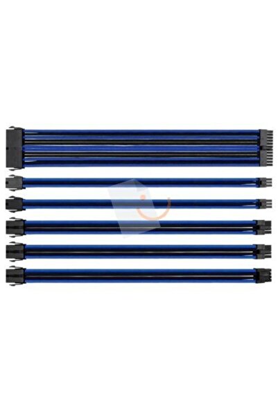 THERMALTAKE Ttmod Mavi-siyah Güç Kaynağı Sleeved Kablo Seti (16 Awg) Ac-035-c...