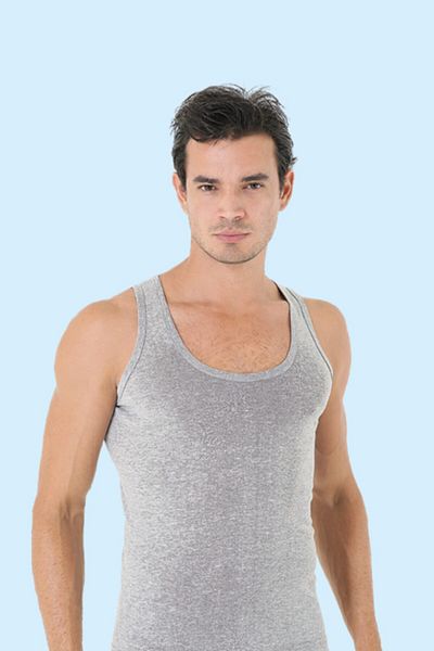 Ceylanoğlu 023 3-Piece Ribbed Men's Tank Top & Underwear