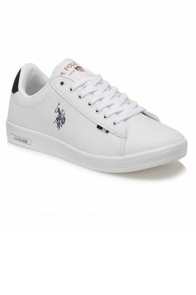 U.S. Polo Assn. Baza. Assn. Franco Dhm Pantofi albi unisex