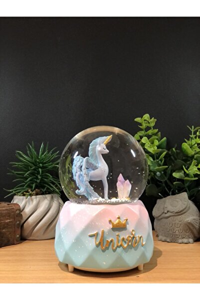 Lapidaria Unicorn Atlı Kendinden Püskürtmeli Müzikli Ve Işıklı Büyük Boy Kar ...