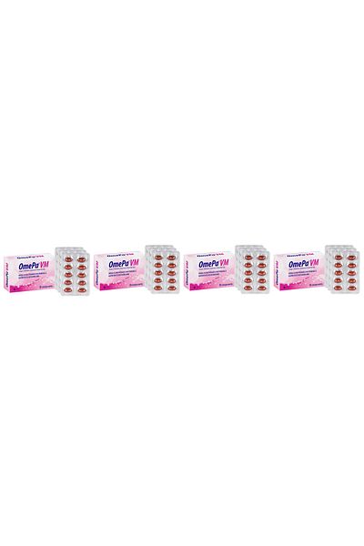 Omepa Vm Food Supplement - 30 Soft Capsules, Pack of 4