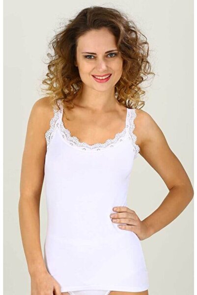 imer Мереживна майка на бретельках з модального волокна 1236