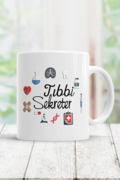 WixelArt Tıbbi Sekreter Kupa Bardak