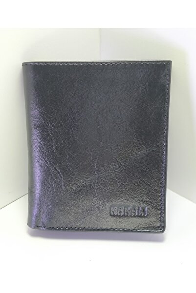 Karalı Deri Erkek Deri Cüzdan