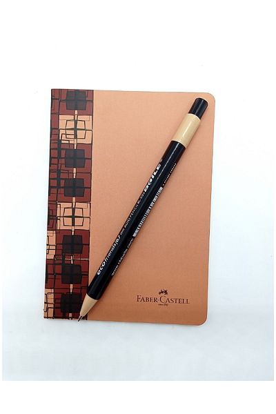 Faber Castell A6 Concept Notebook Cardboard Cover Unlined and Versatile Pencil 0.7