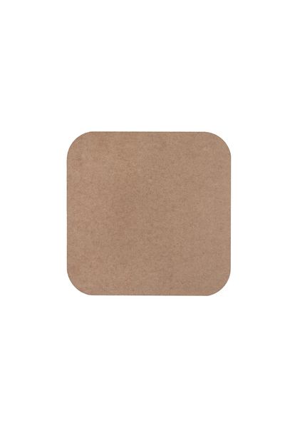 Esunus 6 Pieces Square Plate 3 Mm Raw MDF 33 Cm