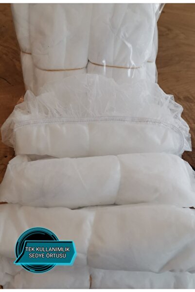 Genel Markalar Beyaz Tek Kullanımlık Sedye Örtüsü 50 Adet 80x220