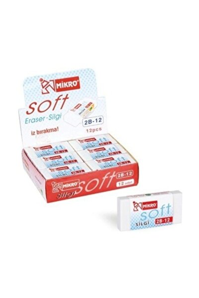 Mikro 2b-12 Soft Silgi Büyük Kalıp 3 Adet