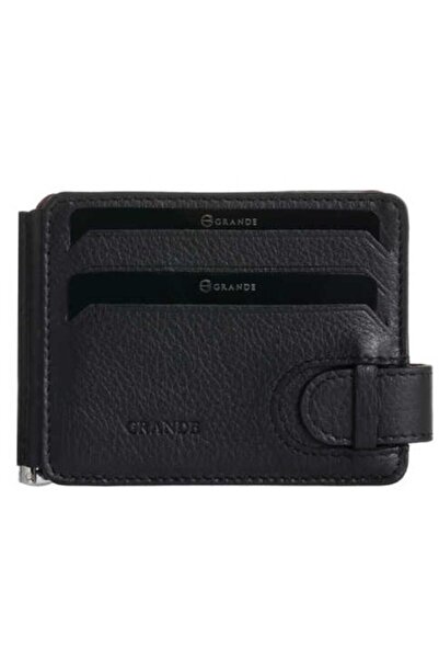 Grande Erkek Deri Kartlık 711 - Siyah