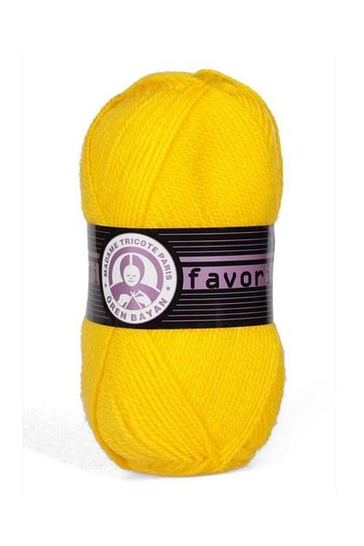 Ören Bayan Favorite Hand Knitting Yellow 029 - 5 Pieces