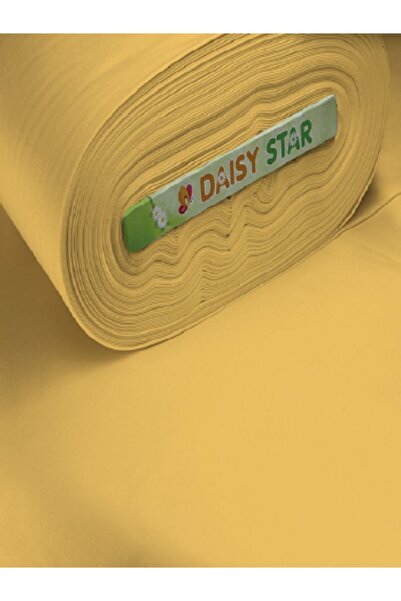 daisy star Sarı Bereket Perde Duck Keten Kumaş