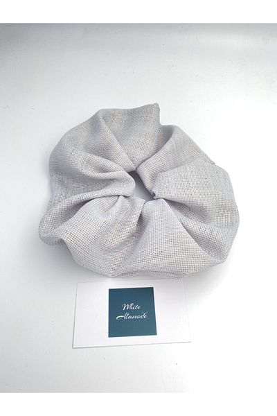 White Alamode Cataramă pentru covrigi gri din lurex