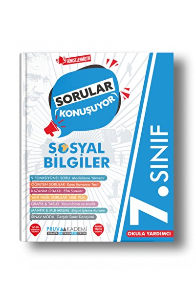 Pruva Akademi 7. Sınıf Sosyal Bilgiler Soru Bankası / Kolektif / Pruva Akadem...