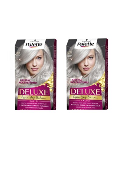 Palette Deluxe U-71 Elmas Grisi Saçboyası X 2 Adet