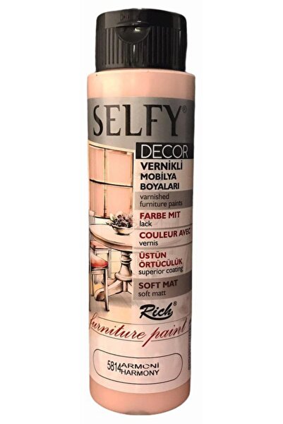 Rich Selfy Decor Kendinden Vernikli Boya 814 Armoni 500 Cc