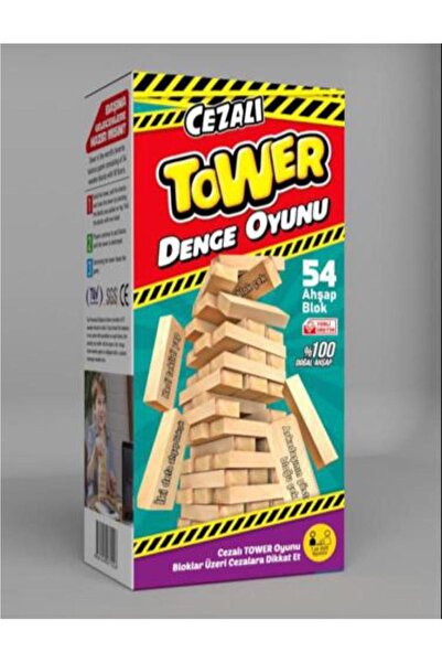 Numaca Cezalı Jenga Denge Oyunu 54 Taş