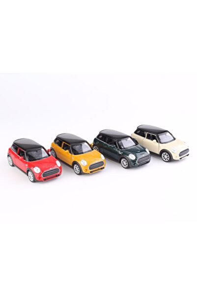 WELLY 4'lü Mini Cooper Hatch 1:36 Ölçek Diecast Model Araba