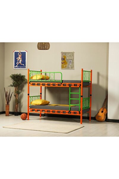 Sepet38 Genç Çocuk Odası Metal Ranza 90x200