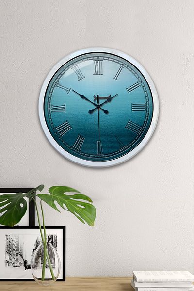 Kasva Concept Gift 40 cm White Metal Kayyo Wall Clock