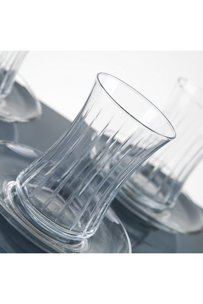 sudeka Hand Decorated Cutting Tea Set Dishwasher 12 Pieces for 6 Persons