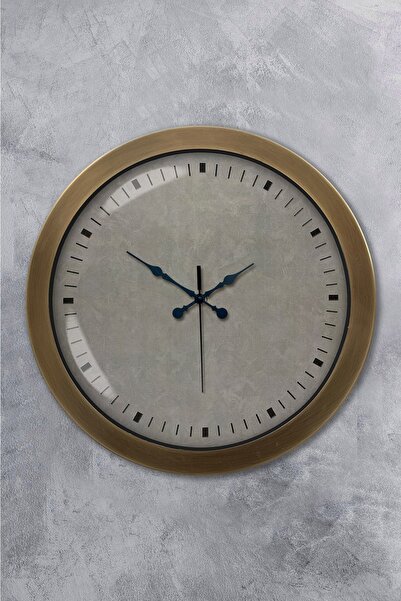 Genel Markalar Hediyelik 36 Cm Eskitme Metal Decorative Duvar Saati