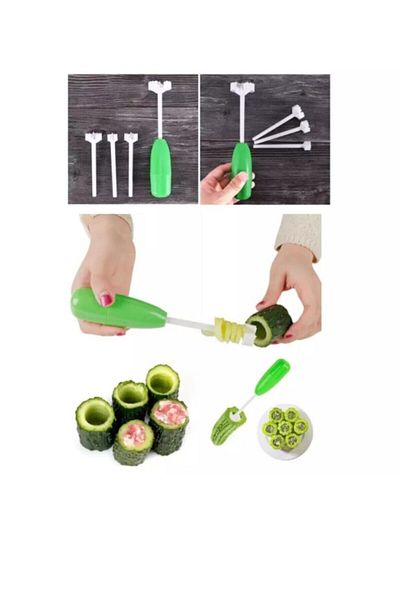 Mercan 4 Functional Vegetable Fruit Corer Set