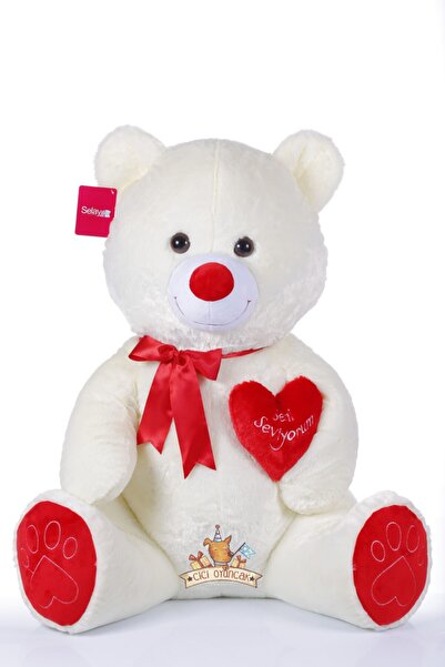 Selay Oyuncak Peluş Ayıcık Sevimli Kalpli Seni Seviyorum Sevgiliye Hediye Ayı
