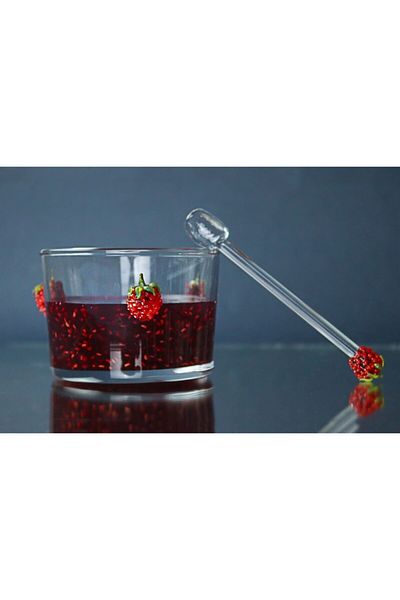 ADAMODART 2-Piece Jam Bowl with Raspberry & Blackberry Figures