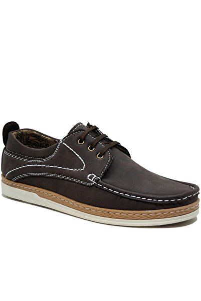 Modamela E152 Erkek Kahverengi Nubuk Casual Ayakkabı