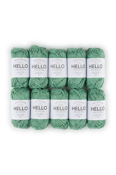 Hello Βαμβακερό νήμα πλεξίματος - Dk Cotton Yarn 137 25 Gr