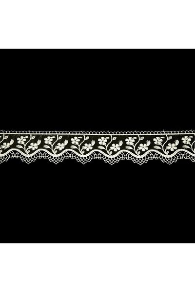 Nazarone Organza Guipure 7043 9m-κρέμα