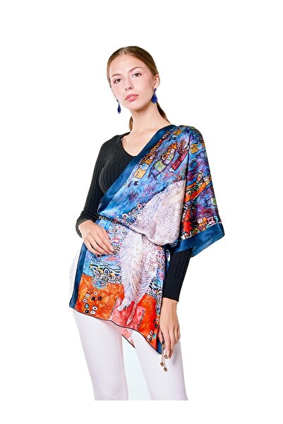 Nomads Felt Silk Scarf| 55x180 cm| Gustav Klimt Baroness Elizabeth| Nomads Felt