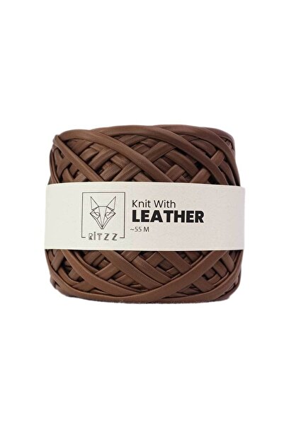 Ritzz Καφέ Δερμάτινο Κορδόνι Δερμάτινο