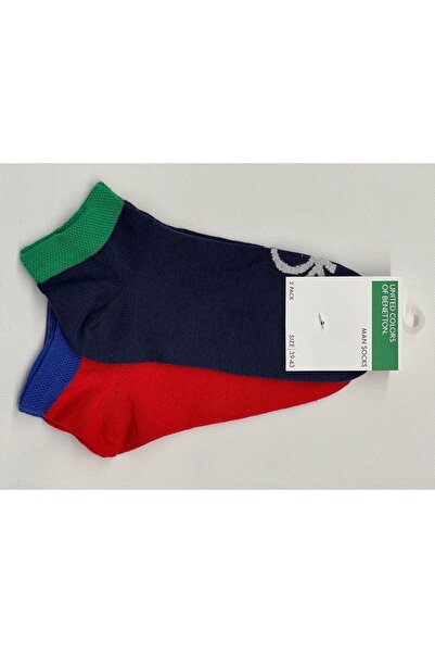 United Colors of Benetton Bnt-m24013 Benetton Ανδρικές διπλές κάλτσες 71276 Ναυτικό μπλε-κόκκινο