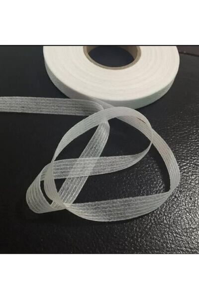 Bayar Kumaş Şerit Ipli Kağıt Beyaz Tek Taraflı 1.5 Cm Ipli Biye Tela 100 Mt Ipli Tela