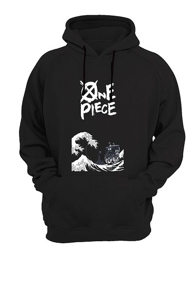 WİDİ One Piece Printed Black Sweatshirt