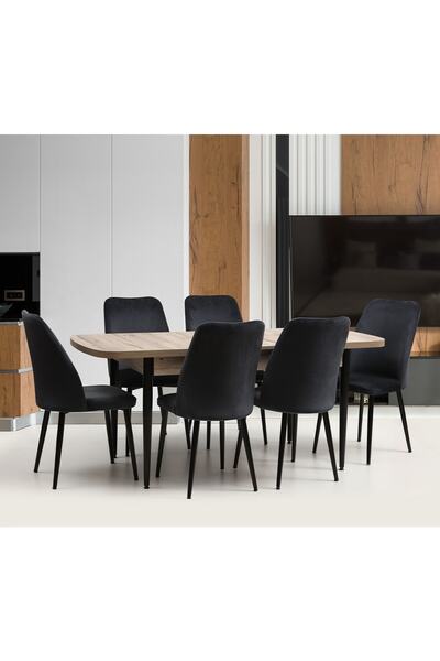 Eymense Venüs 6 Sandalyeli Mutfak Masa Takımı