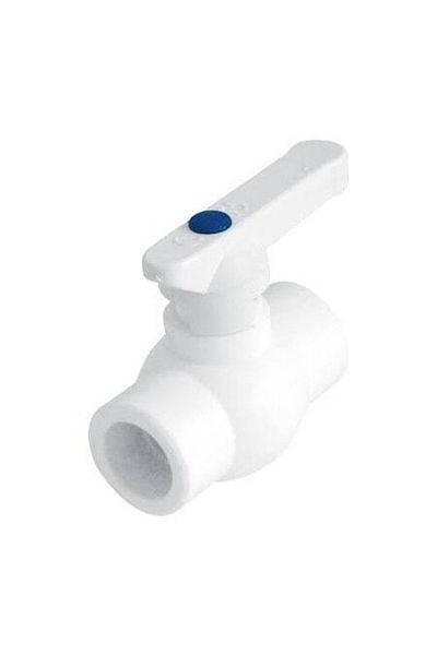 ÇEÇEN HOME Pprc 20 Mm Plastic Sleeve Ball Valve Height 7 Cm Sleeve Length 7 Cm Bottom Length 6 Cm Mouth Length 3 Cm