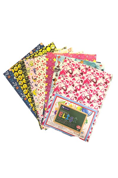 FLY COLOR A4 Desenli El Işi Kağıdı 10 Desen