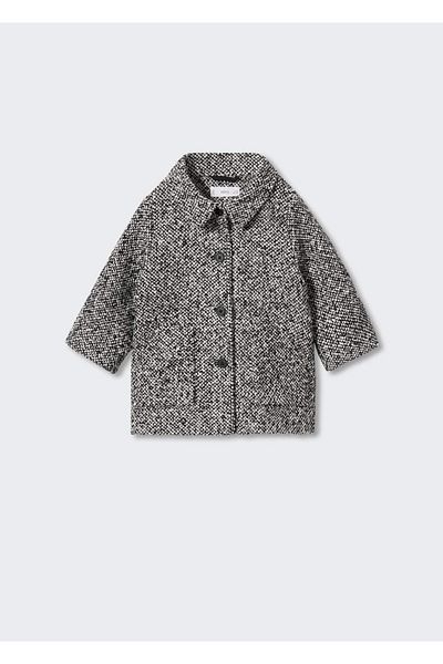 MANGO Kids Black Winter Jacket for Kids