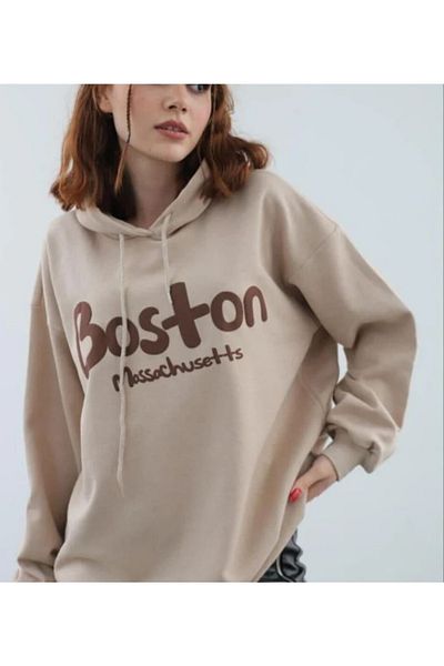 Keywest Φούτερ με κουκούλα Boston Oversize