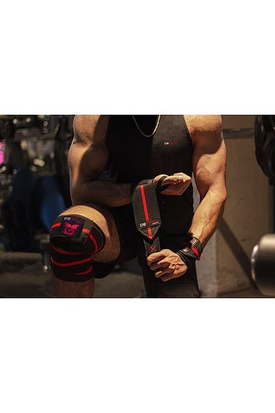 Dex Supports Fitness Wristband Wrist Wraps Fitness Knee Bandage Knee Pad Knee Wraps Weight Strap Lifting Straps