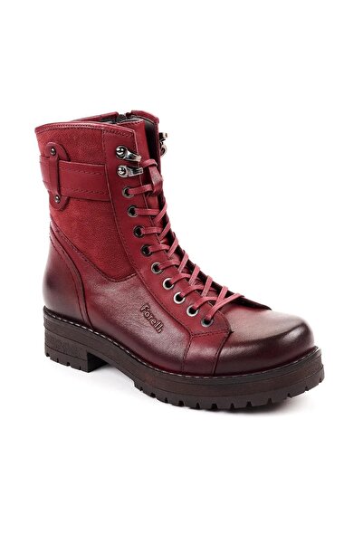 Forelli Rex 28357 Düz Topuk Deri Kadın Postal Bot