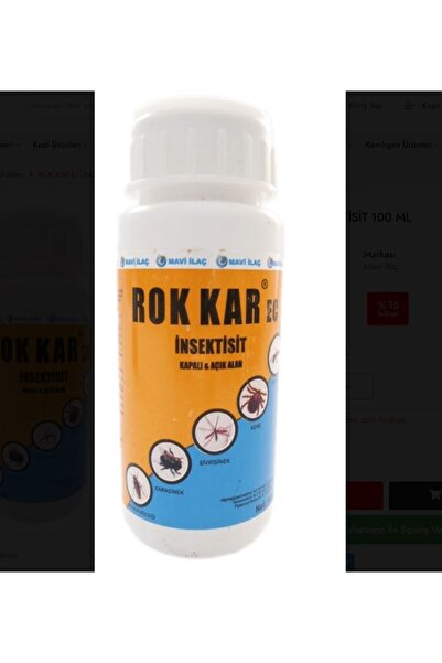 ROK KAR Ec Insektisit Haşere Ilacı 100 Ml 8697426011615