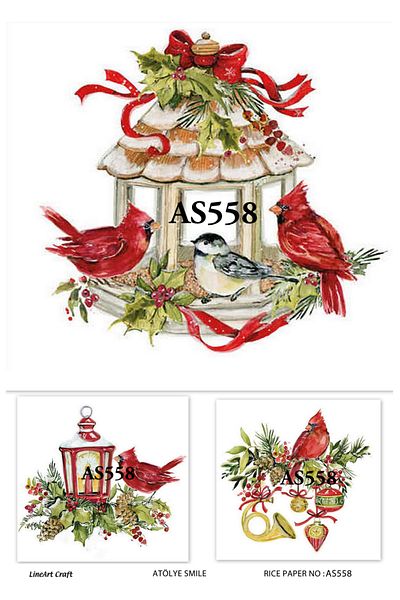LİNEART Brass Decopage Paper La-as558