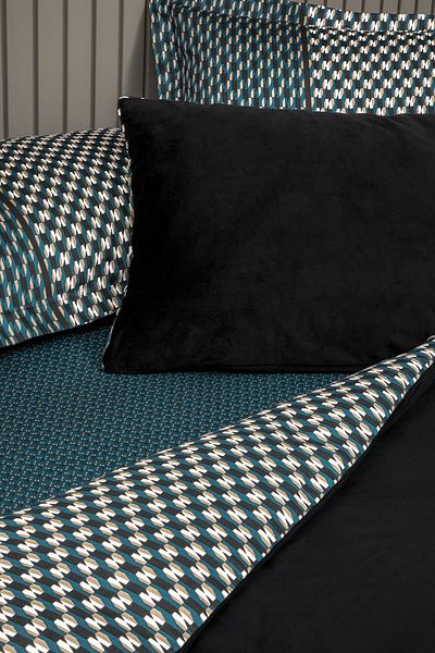 Yataş Charme Bronte Double Velvet Satin Duvet Cover Set - Black