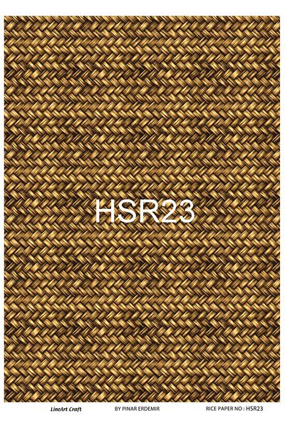 LİNEART Brass Decopage Paper La-hsr23