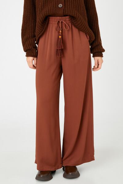 Koton Dámské hnědé džíny 3WAK40023CW